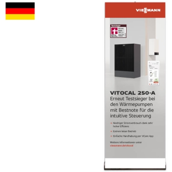 Roll Up Vitocal 250-A Testsieger