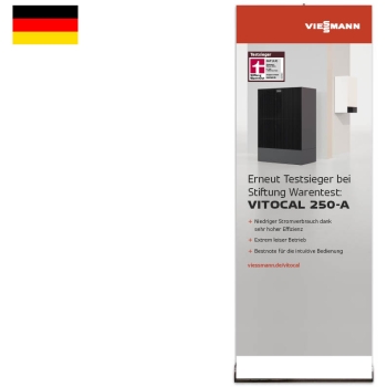 Roll Up Vitocal 250-A Testsieger