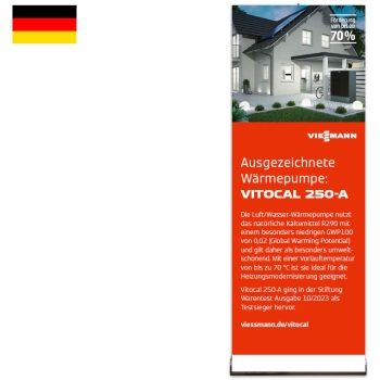 Roll Up Vitocal 250-A Testsieger