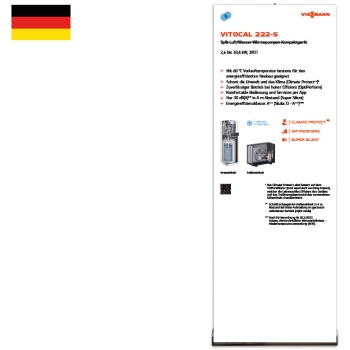 Roll Up Vitocal 222-S (IDU + ODU)