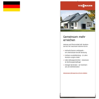 Roll Up Wärmepumpe mieten inkl. Rundum-Sorglos-Paket (Fachpartner)