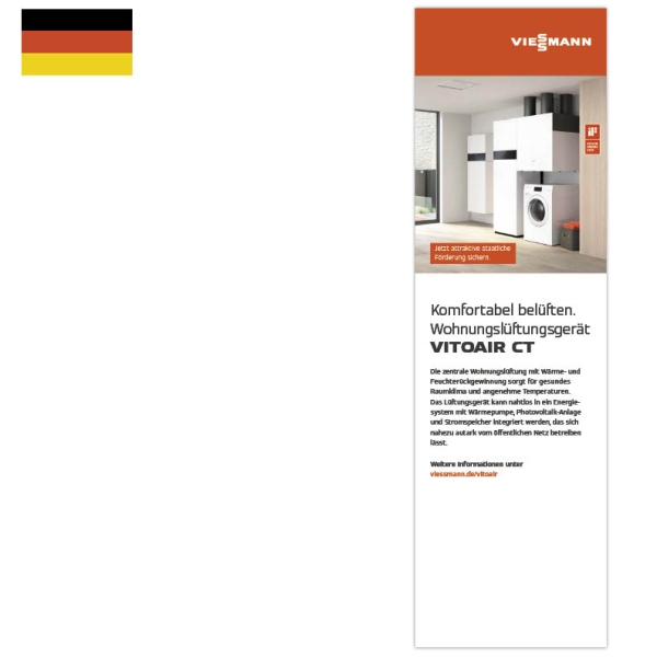 X-Banner Wohnungslüftungsgerät Vitoair CT