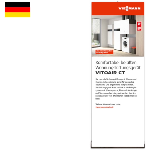 Rollup Wohnungslüftungsgerät Vitoair CT