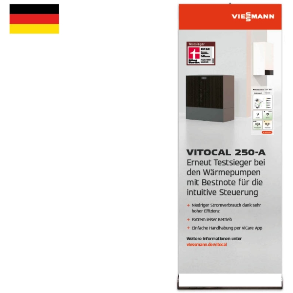 Roll Up Vitocal 250-A Testsieger