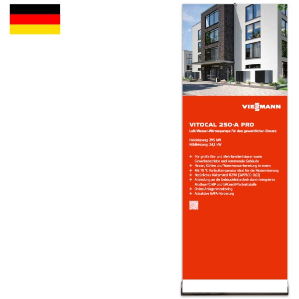 Roll Up Vitocal 250-A PRO