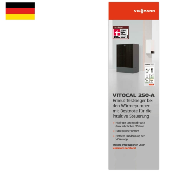 X-Banner Vitocal 250-A Testsieger