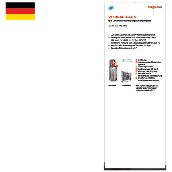 Roll Up Vitocal 111-S