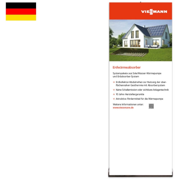 Roll Up Erdwärmeabsorber