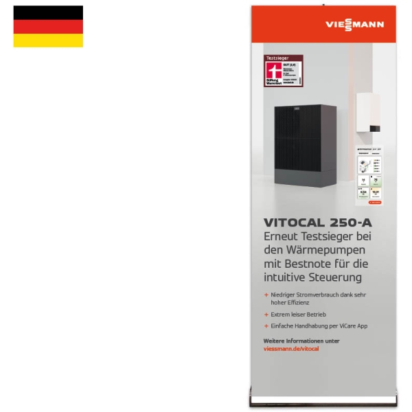 Roll Up Vitocal 250-A Testsieger