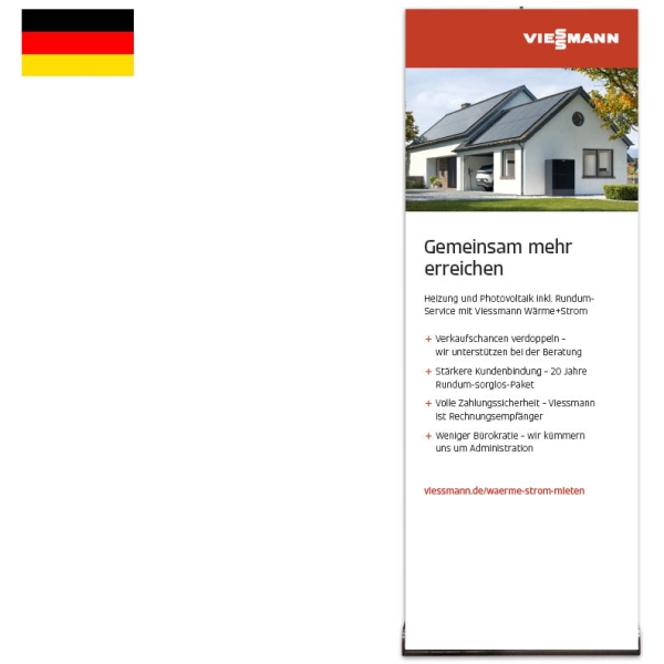 Roll Up Wärmepumpe mieten inkl. Rundum-Sorglos-Paket (Fachpartner)