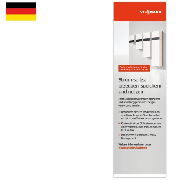 X-Banner Vitocharge-VX3 Strom selbst erzeugen