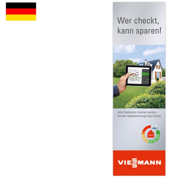 X-Banner Energiesparcheck